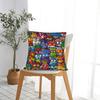 SuperThings Cartoon Quadratischer Kissenbezug Super Zings Kindergarten Kissenbezug Dekor Kissenbezug für Auto 45*45cm