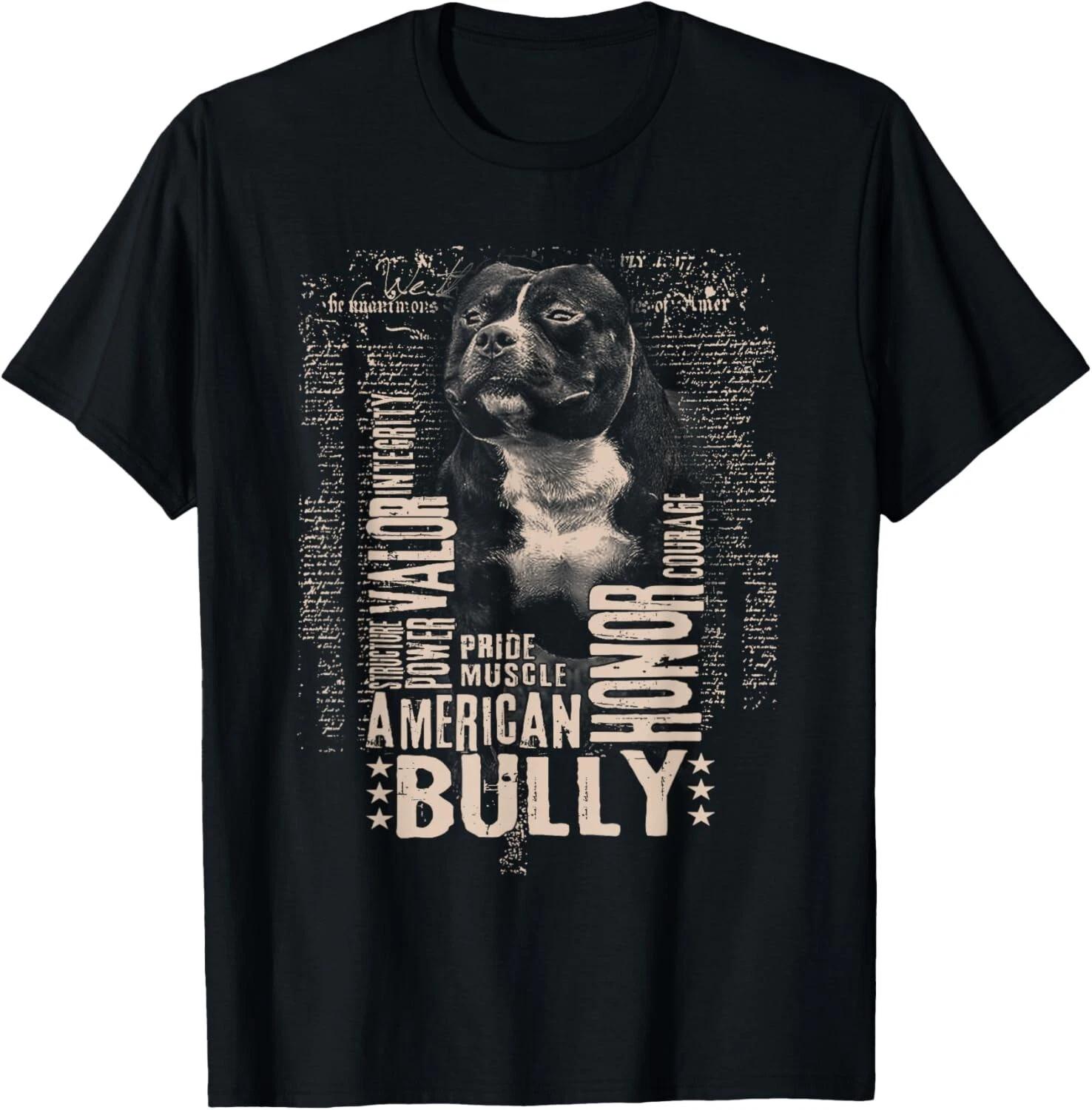 

Pit Bull honor power and pride with American Bully Mascot Gift Unisex T-Shirt XL