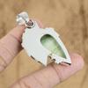 Womens Day Sale Pear Natural Green Zebra Jasper Pendant Jewelry Sterling Silver