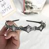Adorno de Cabeça Coroa de Metal Vintage Headwear de Princesa Rainha Cosplay Mulheres Baroque Casamento Festa Acessórios de Tiara Adereços Presentes