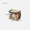 Cute Waterproof Storage Bag for Toys & Books - Large Capacity, Transparent & Durable