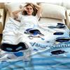 1PC ASTRO BOT Custom Name Patterned Flannel Blanket Suitable For All Seasons for Home Decor Warmth and Comfort Gifts Holiday Present