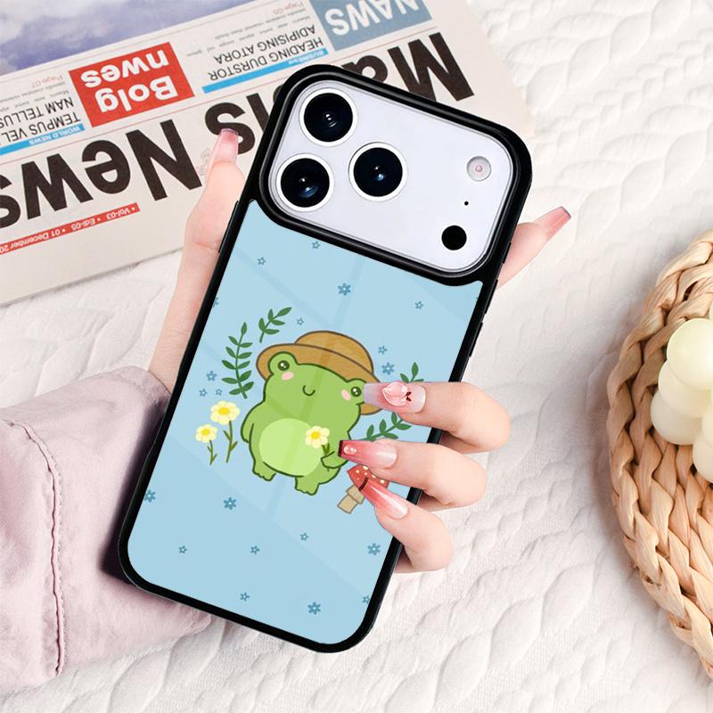 mushroom frog Phone Case For IPhone 17 16e 15 14 13 12 11 Pro Max Air Mini Soft Protective Cover