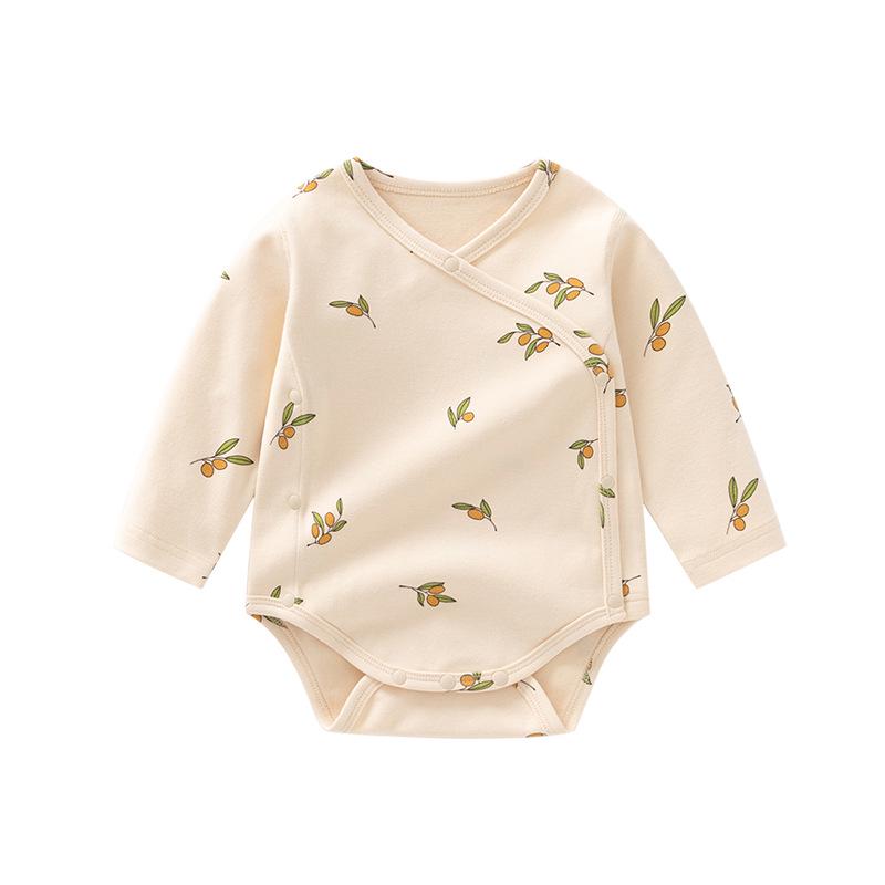 Ins Baby Fart Spring/Autumn Cotton Triangle Romper - Newborn Jumpsuit