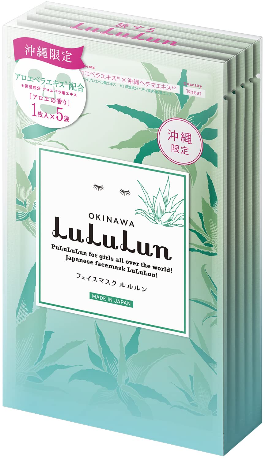 

Face Mask Pack Lululun Okinawa Lululun 1 piece x 5 bags (aloe scent)