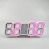 3D Digital Alarm Clock Wall LED Clock Desk Alarm Clock with Temperature for Home Kitchen Office