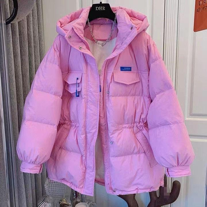 

Модное корейское хлопковое пальто средней длины, верхняя одежда для женщин M