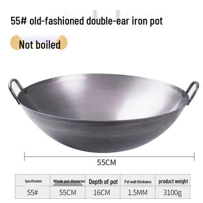Baldur Cast Iron Double-Handle Wok