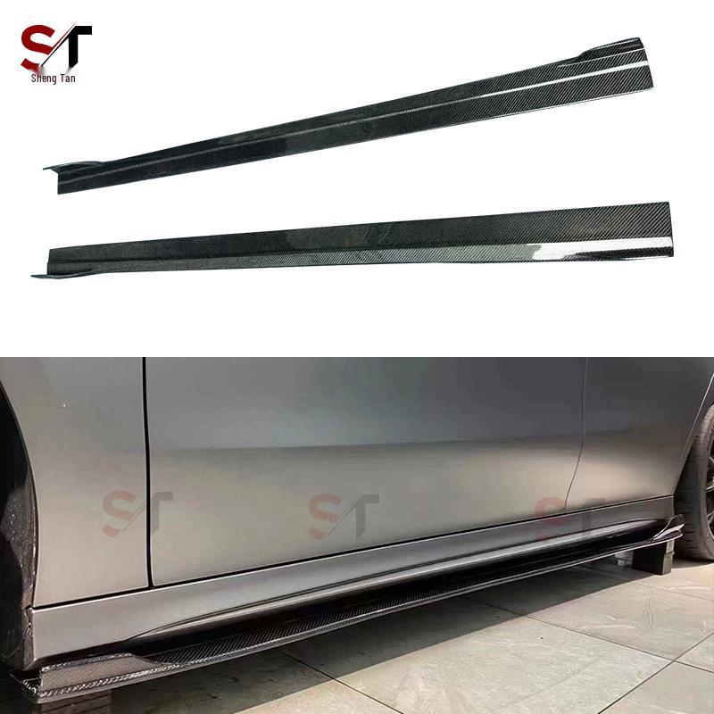 Mercedes CLA W118 Carbon Fiber Side Skirt Lip Kit (FD Style) for CLA35/CLA45