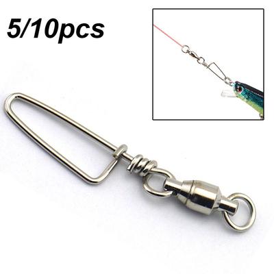 Ring Edelstahl Hochbelastbar Kugellager Fass Wirbel mit Einhängerstift Rolling Swivel