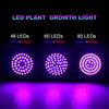 Led Grow Bulb 220V E27 60 80LEDs Full Spectrum LED Plant Greenhouse Hydroponic Growth Light Indoor Plant Phyto Flower Lamp