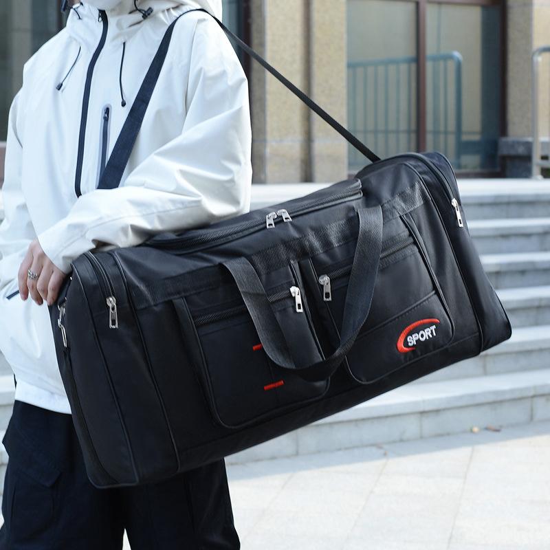 Long-distance travel, business trip, large-capacity leisure, simple and multi-functional hand luggage, household out-of-season clothing storage bag