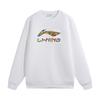 Li-Ning Comfortable Versatile Round Neck Loose Fit Pullover Sweatshirt Unisex Sweatshirt AWDVH35-4