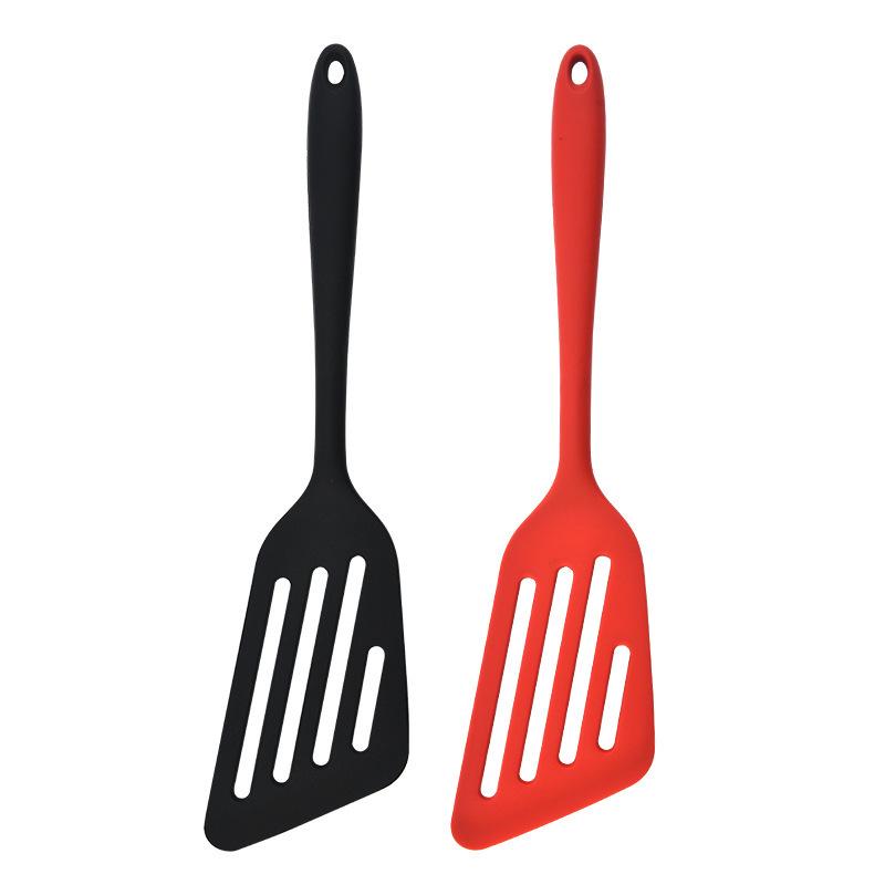 Silicone Non-Stick Slotted Fish Spatula - Household Kitchen Frying Tool