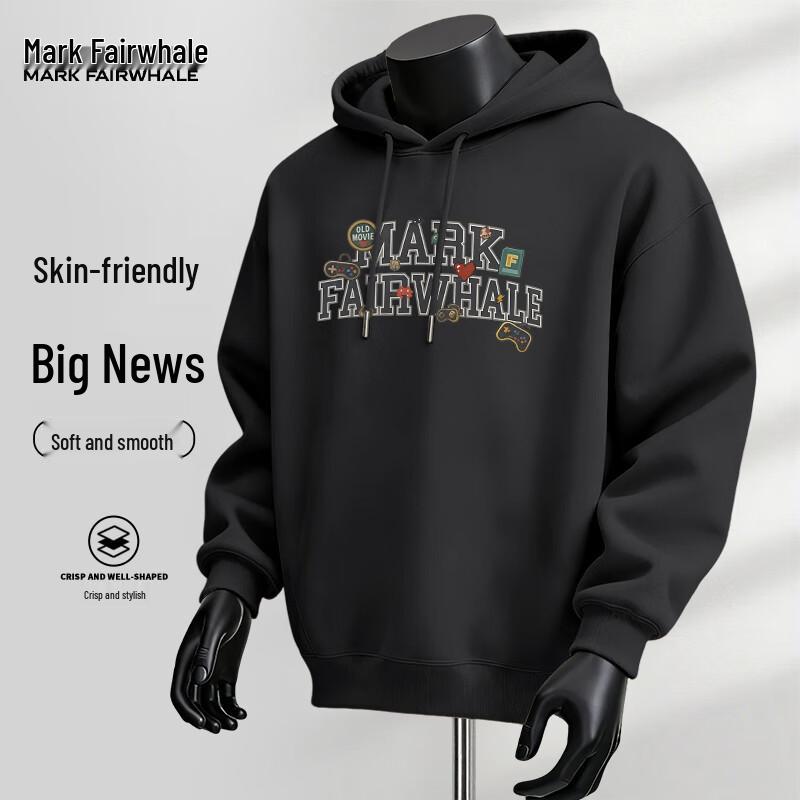 

Mark Fairwhale Men s Relaxed-Fit Heavyweight Hooded Sweatshirt XL