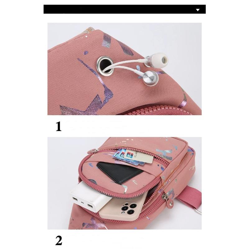 Brusttasche, Umhängetasche, kleiner Sling-Rucksack, Schultertasche für Damen, Brusttasche, Tagesrucksack, Umhängetasche für Reisen, Sport, Umhängerucksack