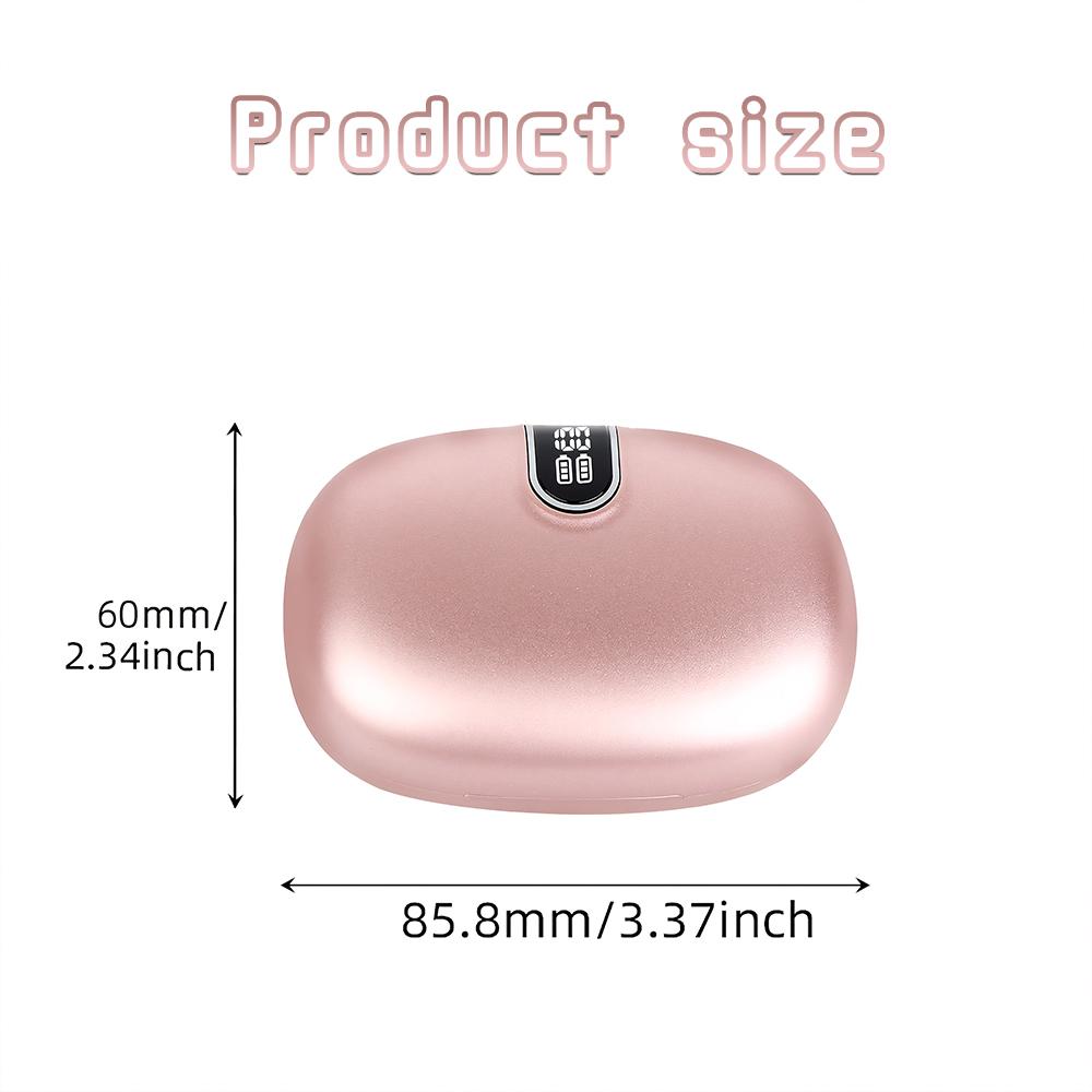 Wireless Bluetooth 5.4 Earbuds with Ear Hooks, 90H Playtime, ENC Noise Cancelling Mic, 3D Deep Bass, Semi-Open Sports Headphones for iOS & Android