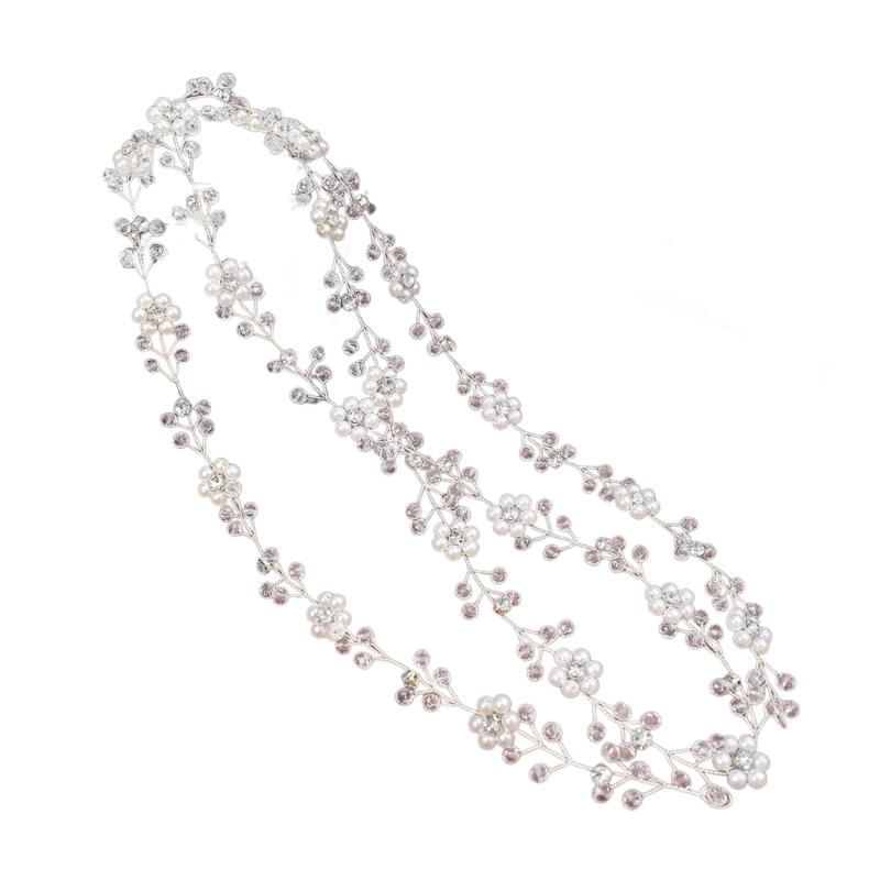 

Fashion Flower Headdress Stylish Hair Accessory Handmade Headbands Party Hair Jewelry for Bride and Special Occasions 1
