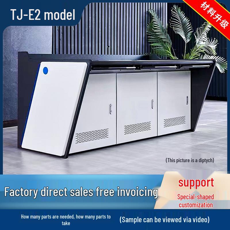 Curved Multi-Unit Intelligent Video Surveillance Control Console System