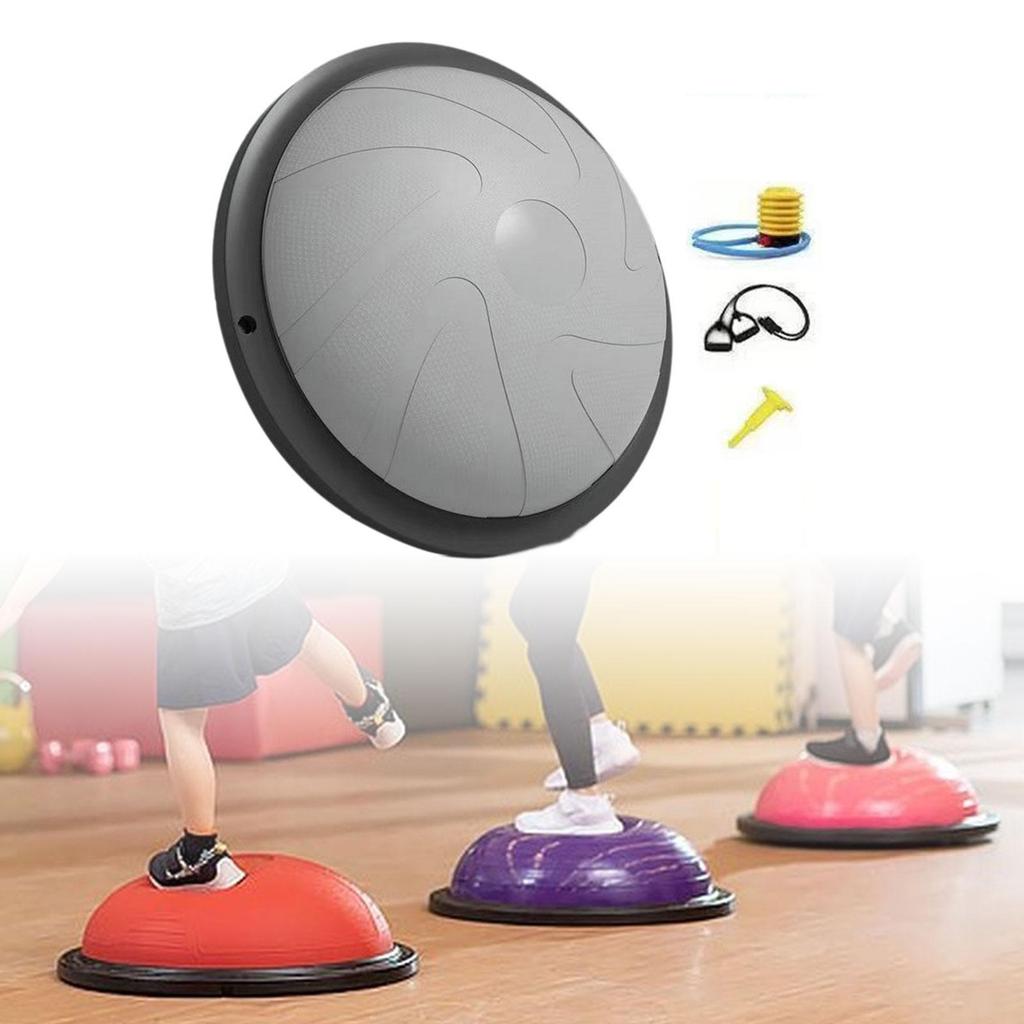 Half Balance Ball Trainer Yoga Ball Pilates Cushion for Work Fitness Pilates