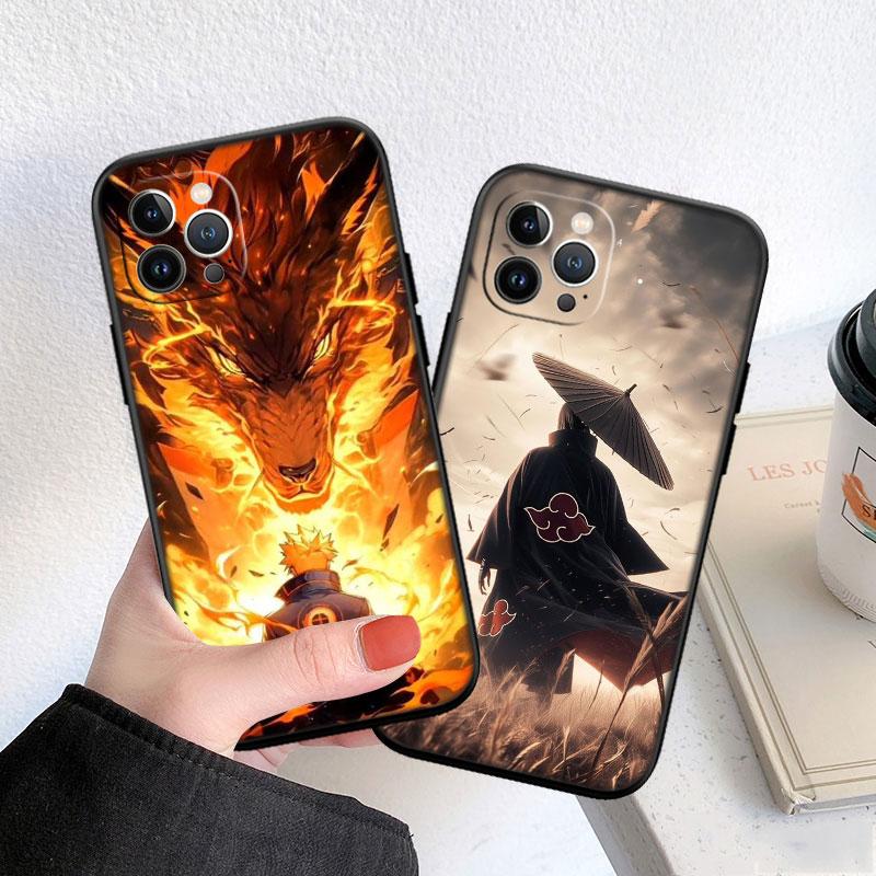 LO9 Anime Naruto Soft Shell Phone Case for Samsung Galaxy S20 S21 S22 Ultra FE + Plus A21S A22 A24 A25 A26 A30 A30S A31