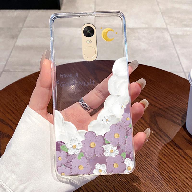 Casing For Xiaomi Redmi Note 4 Note 4x Capa Coque Clear Silicone Jelly Soft TPU Back Cover Cute Rabbit Cat Dinasaur Phone Case