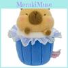 Lovable Plush Capybara Doll With Doughnut Design For Kids Decoration Room