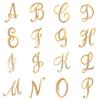 1 szt. Moda Unisex Rhinestone Angielskie litery alfabetu A-Z Broszka Pin Ornament