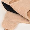 Lei Feng Hat Thickened Inner Lining Solid Color Buckle Closure Versatile Tarp Hat with Ear Protection Daily Clothing