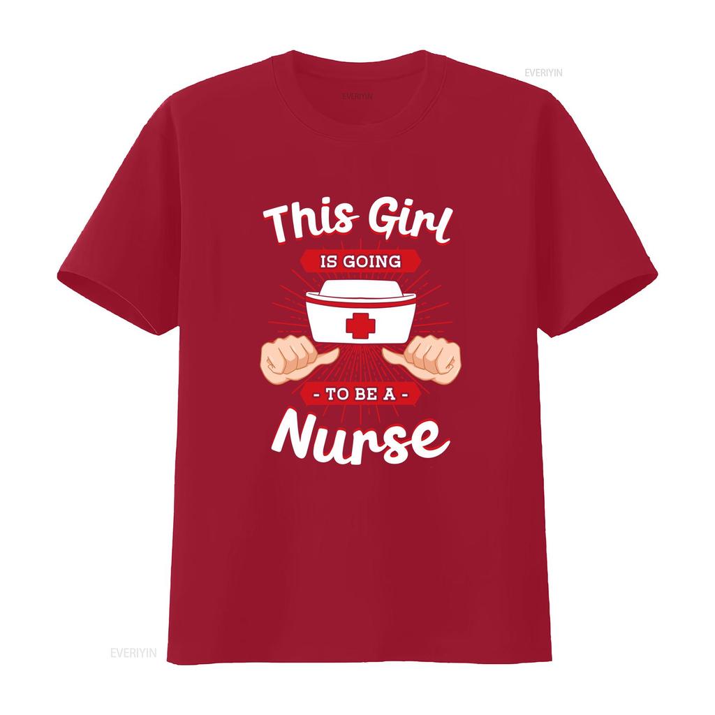 This Girl Is Going To Be A Nurse T Shirt Funny For Registered Practitioner Life Rn Nursing Student Vintage Washed Versatile
