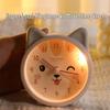 Children's Cute Night Light Alarm Clock - Silent, Integrated, Bedside for Boys and Girls