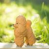 Wooden Dog Sculpture With Handcrafted Design For Home Decor And Gift Giving