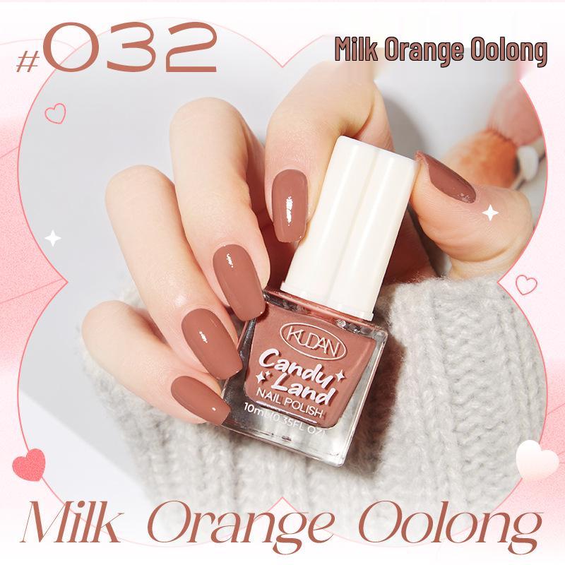 Candy Land Quick-Dry Water-Based Peelable Nail Polish - Long-Lasting Glitter Nude Care