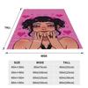 Zoey Kpop Demon Hunters Blankets  Fuzzy Vintage Breathable Throw Blankets for Bed Sofa Textile Decor
