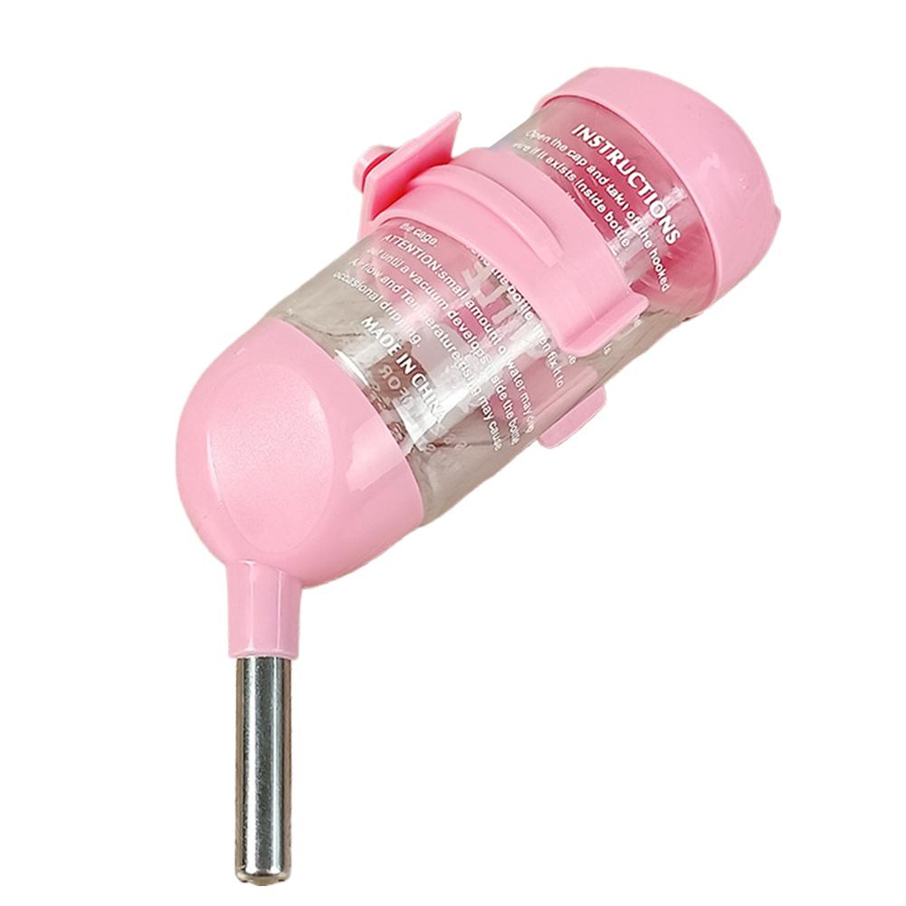 80ml Ball-bearing Pet Water Bottle for Hamster Rabbit Anti-Leak Hanging Dispenser Small Pets Cage Feeder Drinking Fountain