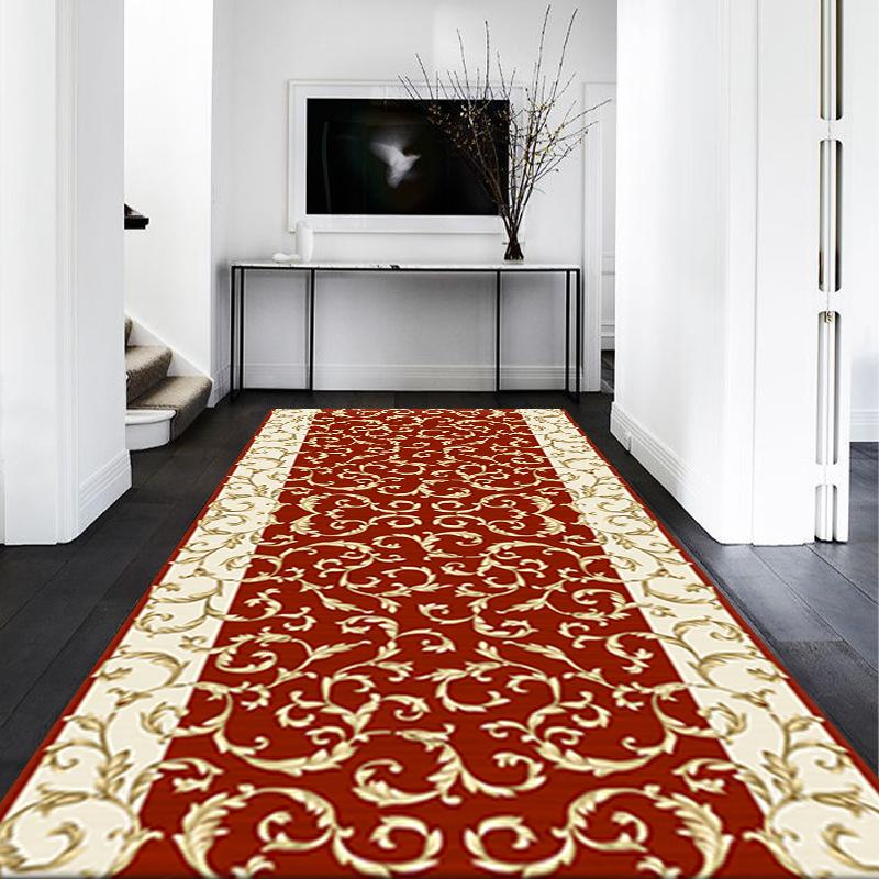 European Style Corridor Carpet Modern Household Carpet Entrance Hall Stairwell Corridor Fully Covered Carpet