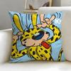 Klassische Cartoon Marsupilami Kissenbezug Weich Leicht zu Waschen Kissenhülle Vielseitig für Sofa Bett Reisen und Büro