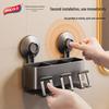Taili Suction Cup Bathroom Toothbrush Holder & Storage Rack