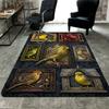 Canary Collection Pattern Rug Floor Mat for Living Room or Bedroom Soft and Comfortable Carpet a Gift for Birthday and Holiday.