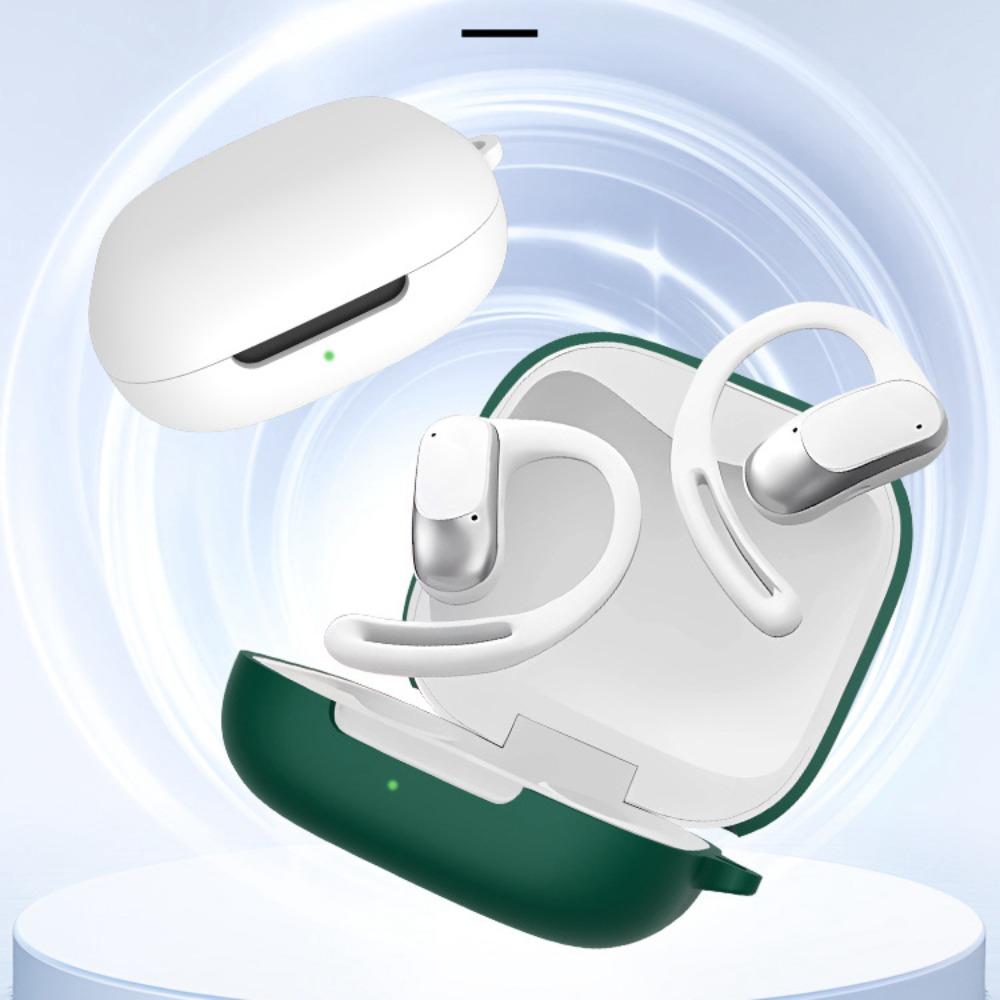 Nueva Funda de Silicona Antipolvo Lavable Anti-caída para Buds Funda de Color Sólido para Auriculares para SHOKZ OPENFIT AIR Hogar/Viaje
