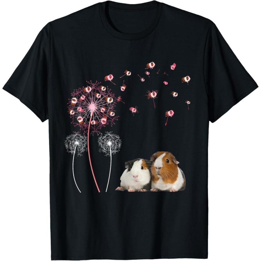 

Dandelion Guinea Pig Cute Guinea Pig Floral Dandelion Spread T-Shirt XXXXXL чёрный