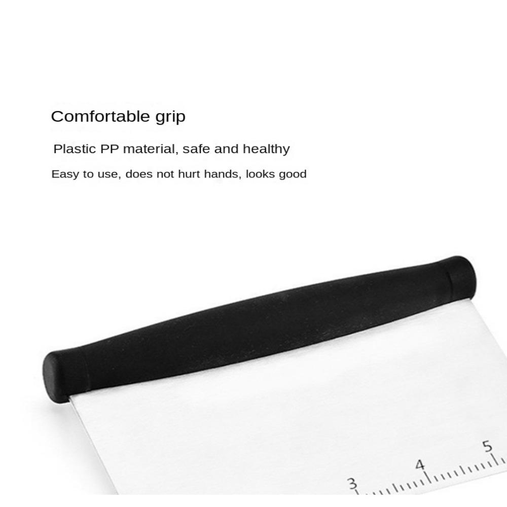 Stainless Steel Bench Scraper Scale Pizza Cutter New Food Chopper  Kitchen Gadgets