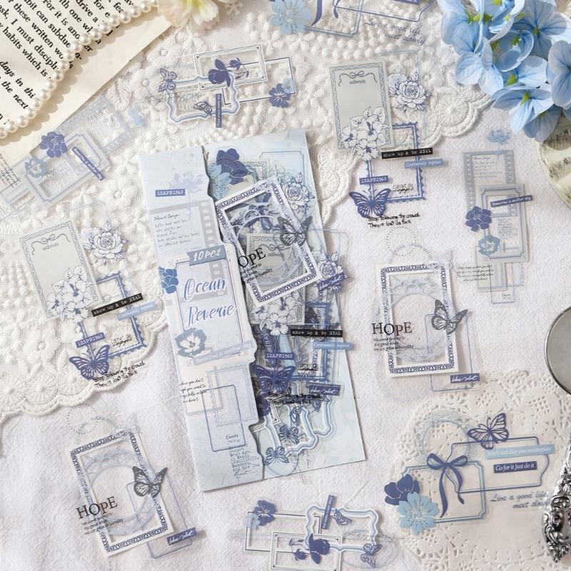 Decorative DIY Sticker For Planners Stationery And Notebook Easy Remove Design Multiple Pattern Optional Waterproof