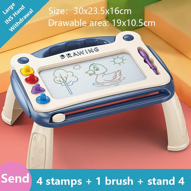 Magnetic Drawing Board Colored Graffiti Magic Eraser Drawing Board Children's Graffiti Board Art Early Education Drawing Toy