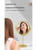 High-Value Metal Desktop Makeup Mirror - Single-Sided Vanity for Home, Dorm, or Student Use