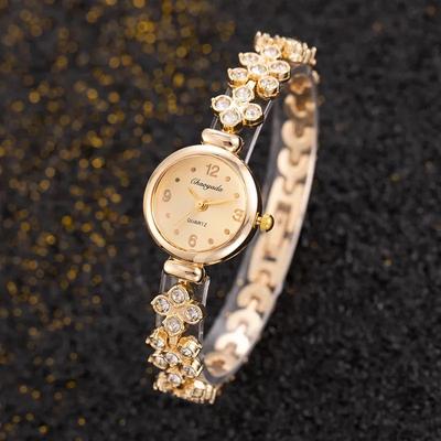 Women's Watches Light Luxury Diamond Inlaid Quartz Watch Fashion Small Dial Ladies Quartz Bracelet Female Wristwatch Clock Gift