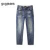 Gxg.jeans Men's Distressed Washed Straight-Leg Jeans
