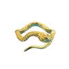 Elegant Snake-Shaped Open Adjustable Ring for Women - Stylish Design