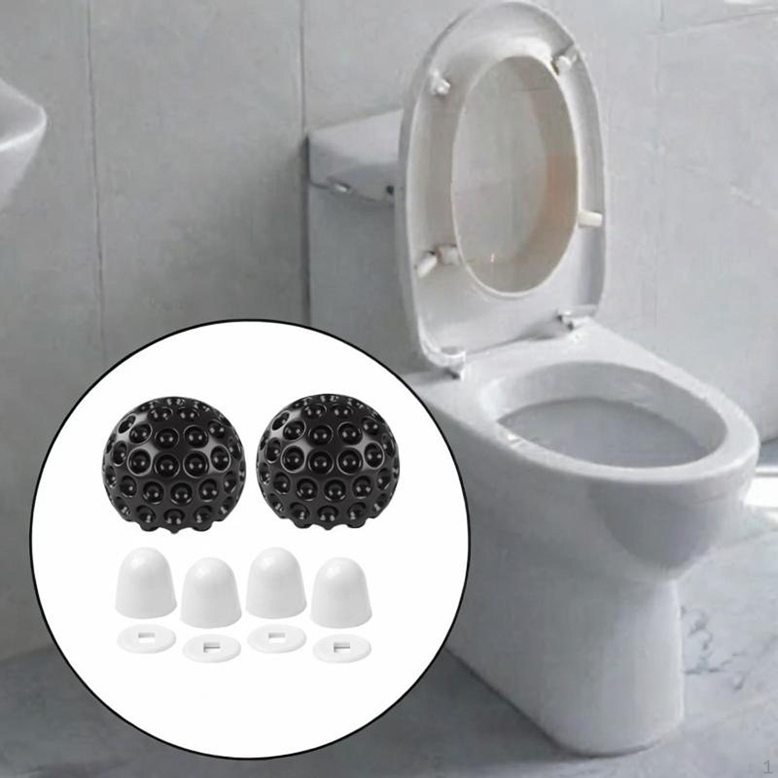 

Болт для унитаза Легко поддерживать Унитазы Напольные Крышки для винтов Декор для ванной Black White Set