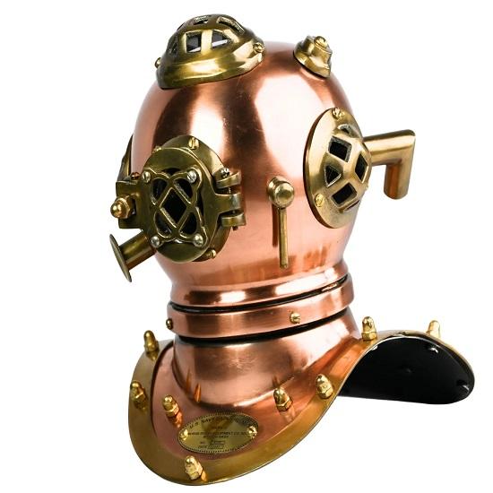 Brass Copper Diving Helmet Replica Nautical Steampunk Decor